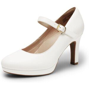 Women's Close Toe Classic High Heels Round Toe Comfortable Pumps Shoes